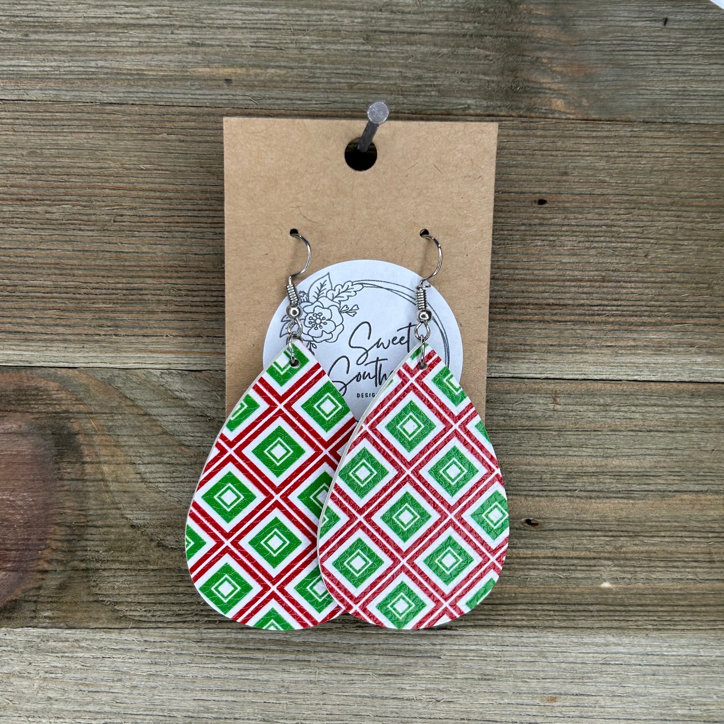 Single Layered Christmas Earrings