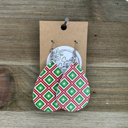 Single Layered Christmas Earrings