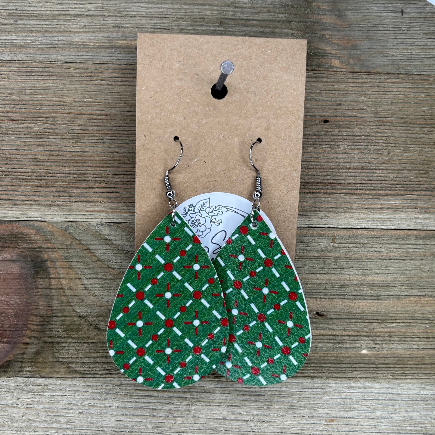 Single Layered Christmas Earrings