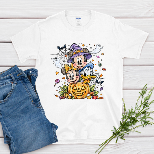 minnie mickey and donald duck t-shirt