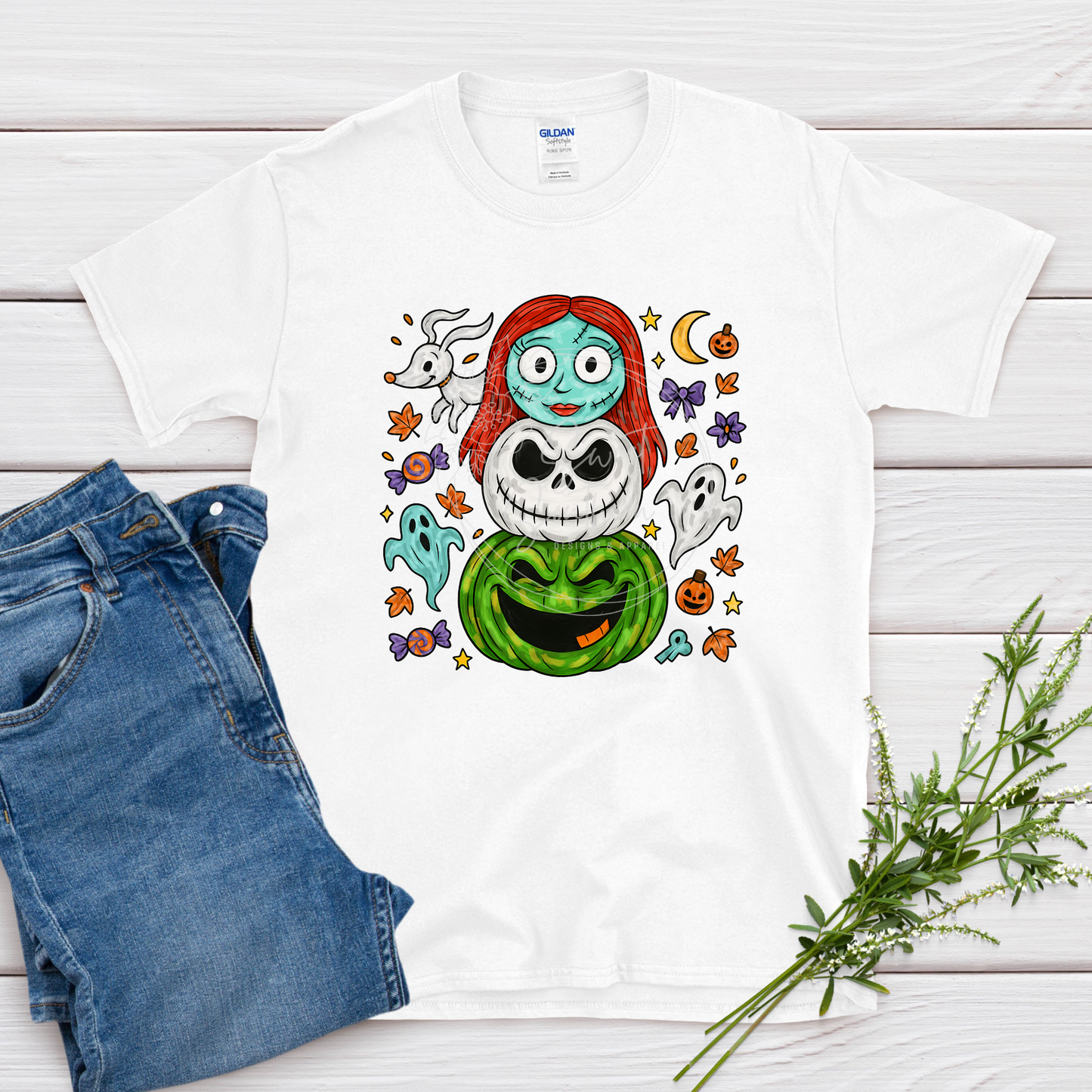 nightmare before christmas t-shirt