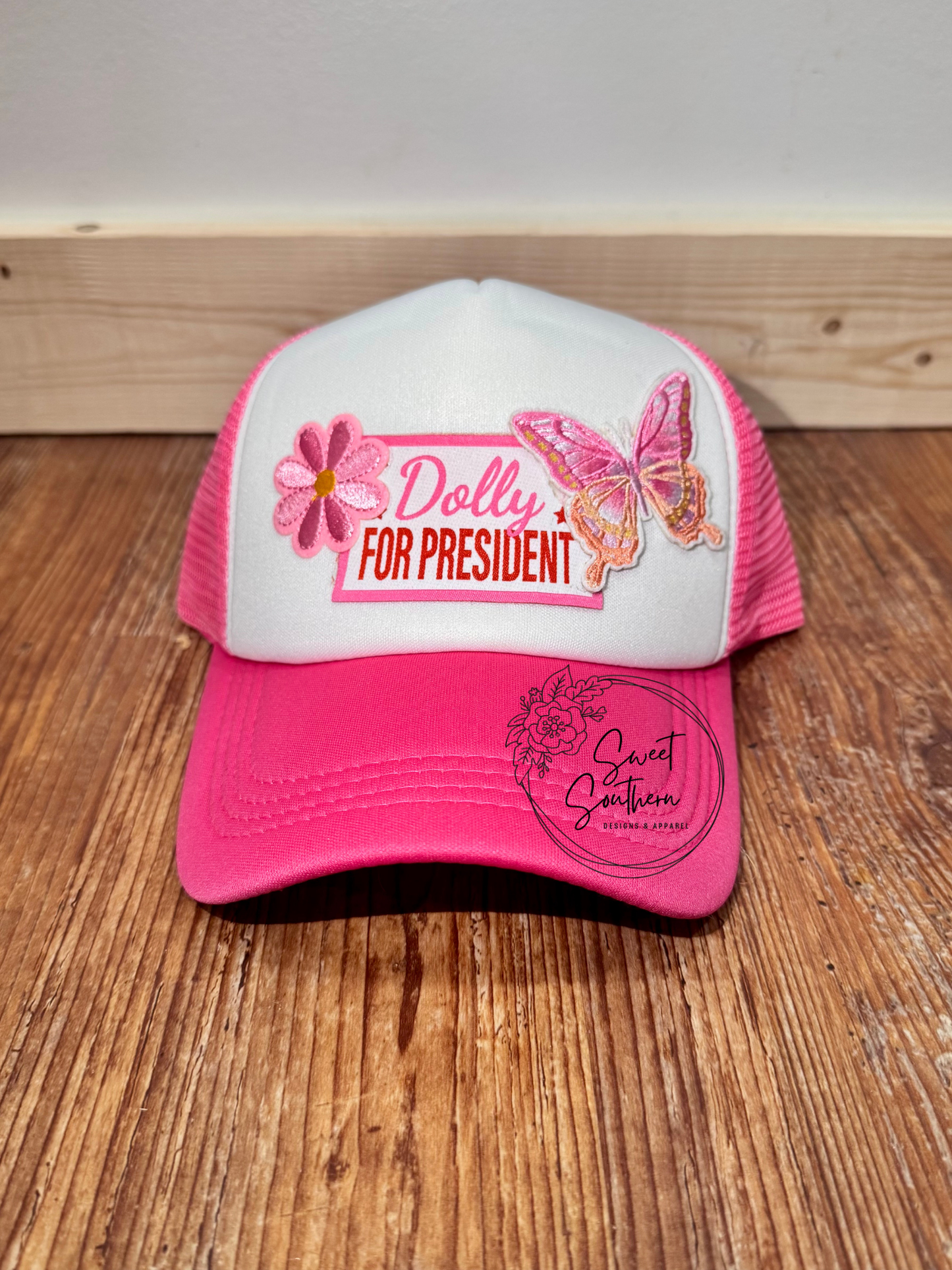 dolly for president hat