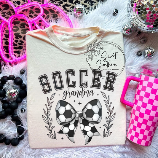soccer grandma t-shirt