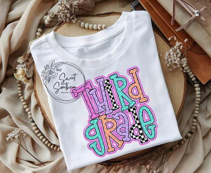 grade level pastel t-shirt