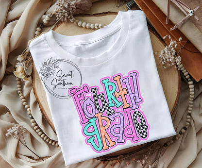 grade level pastel t-shirt