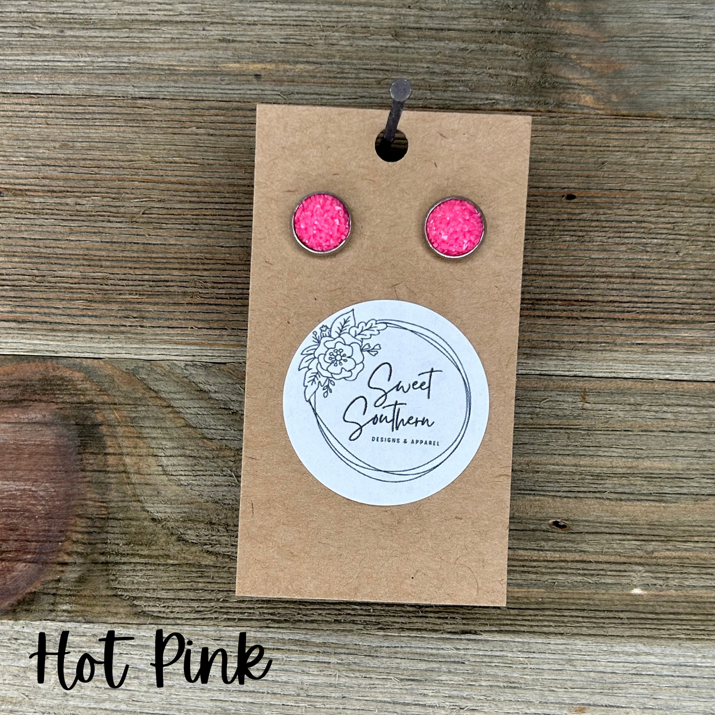 Druzy Stud Earrings