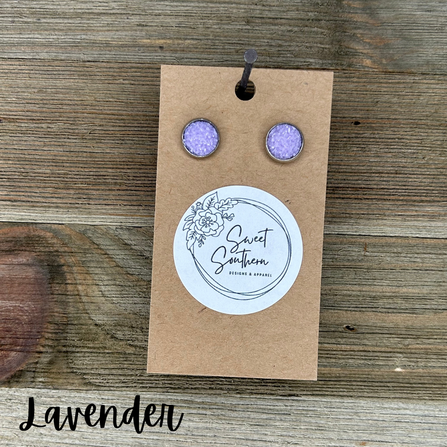 Druzy Stud Earrings