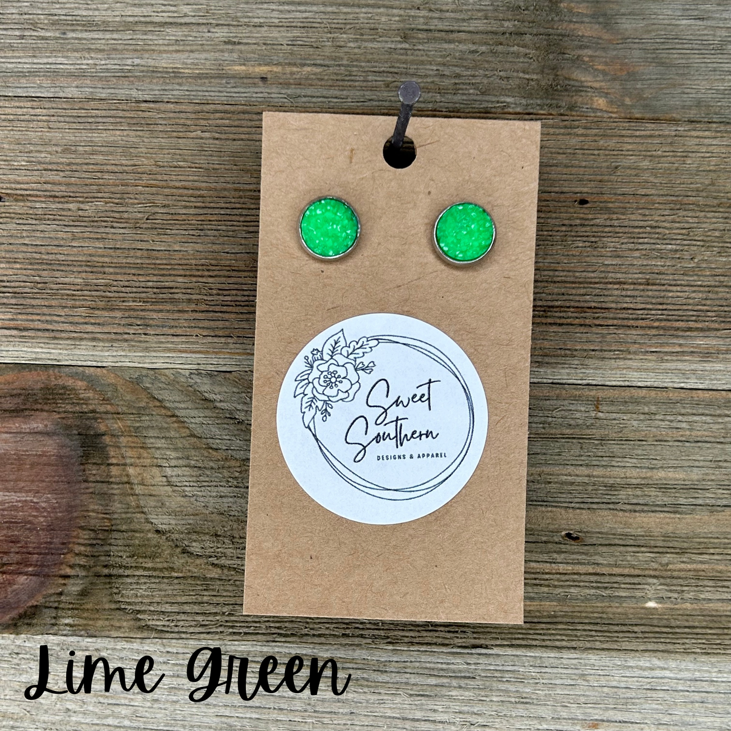 Druzy Stud Earrings