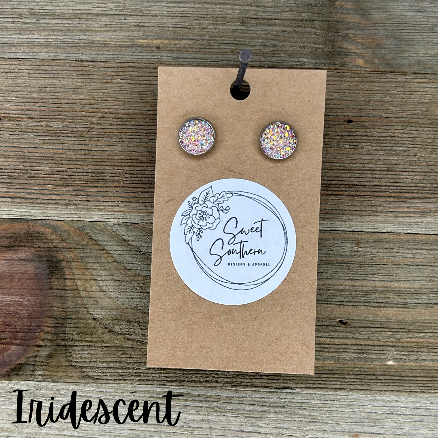 Druzy Stud Earrings
