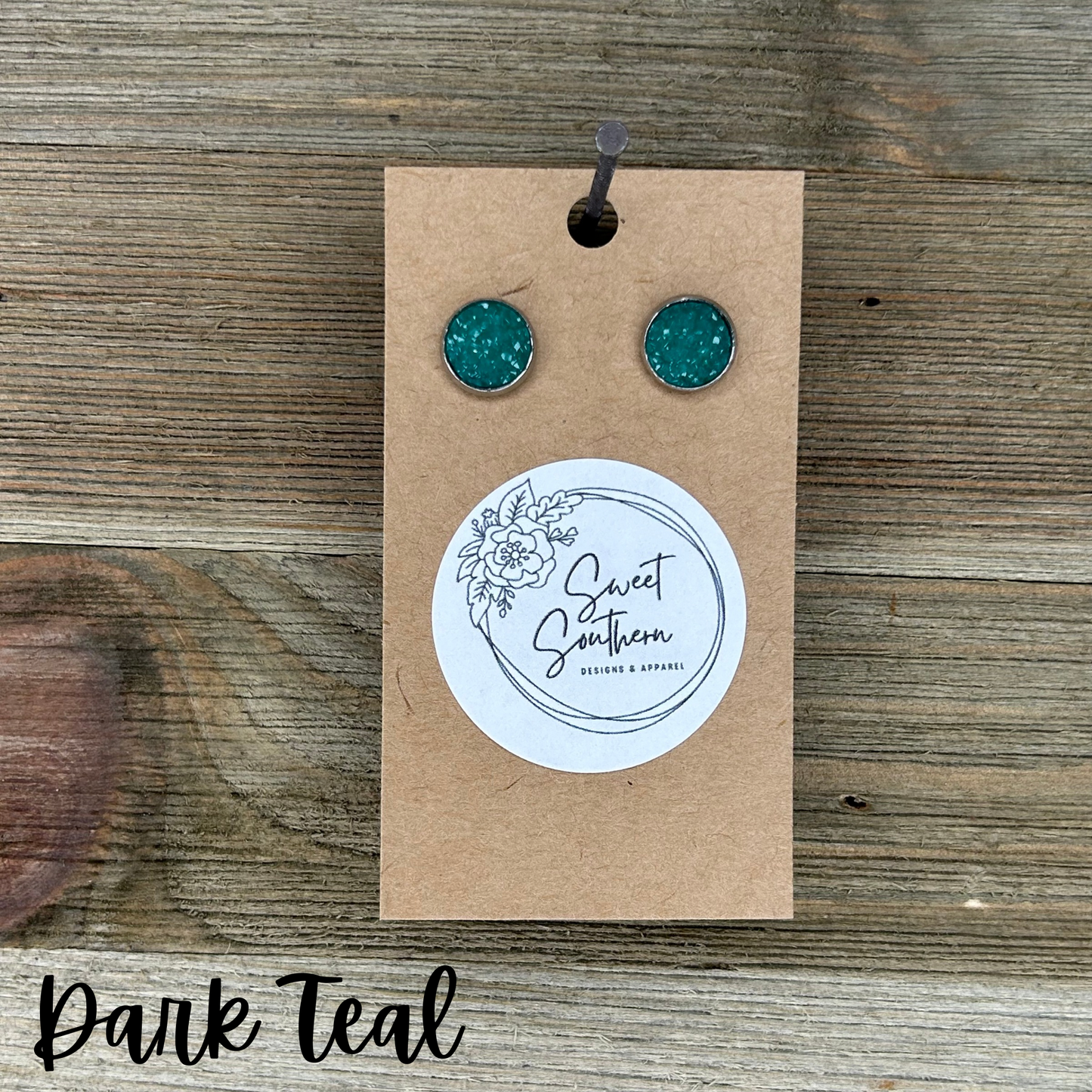 Druzy Stud Earrings