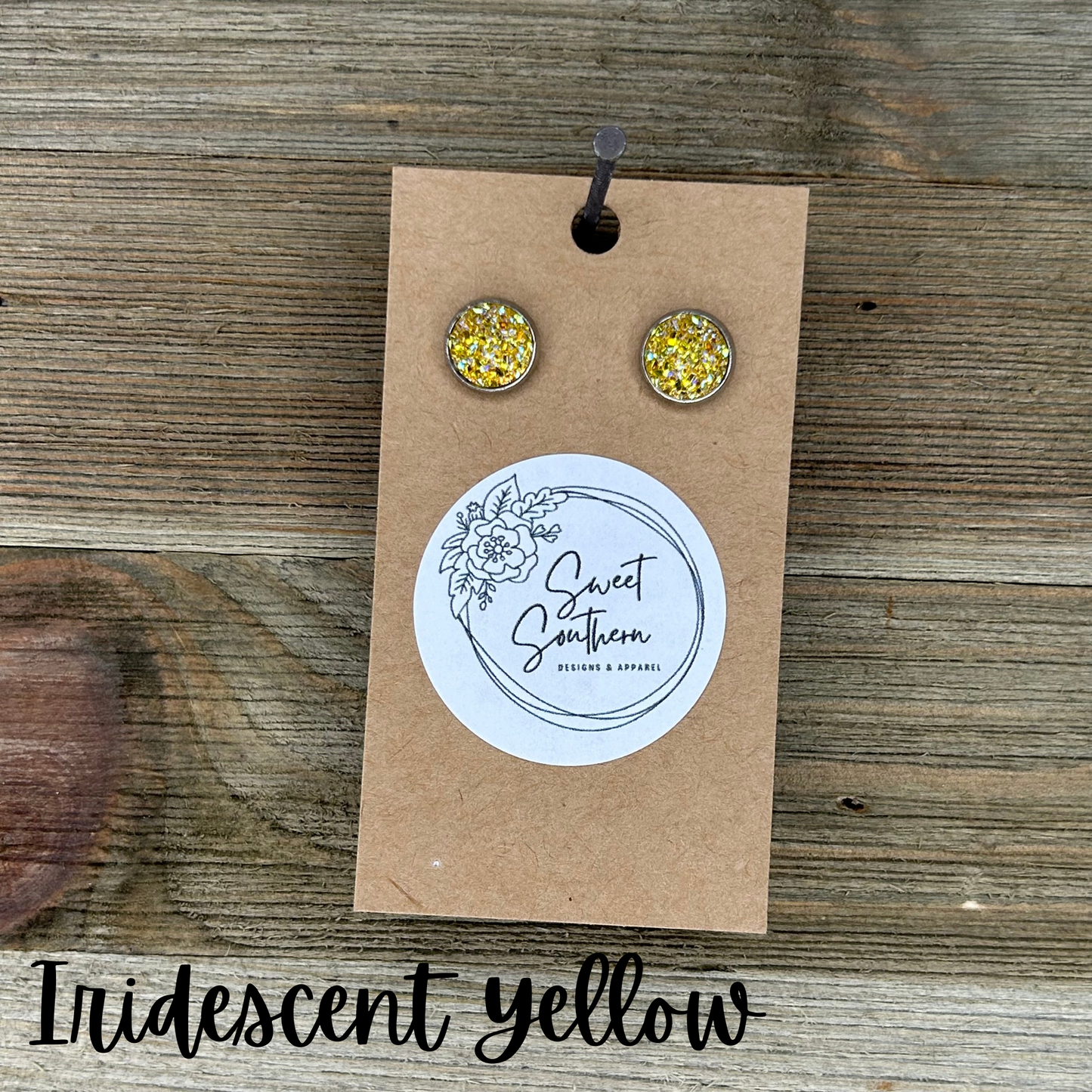 Druzy Stud Earrings