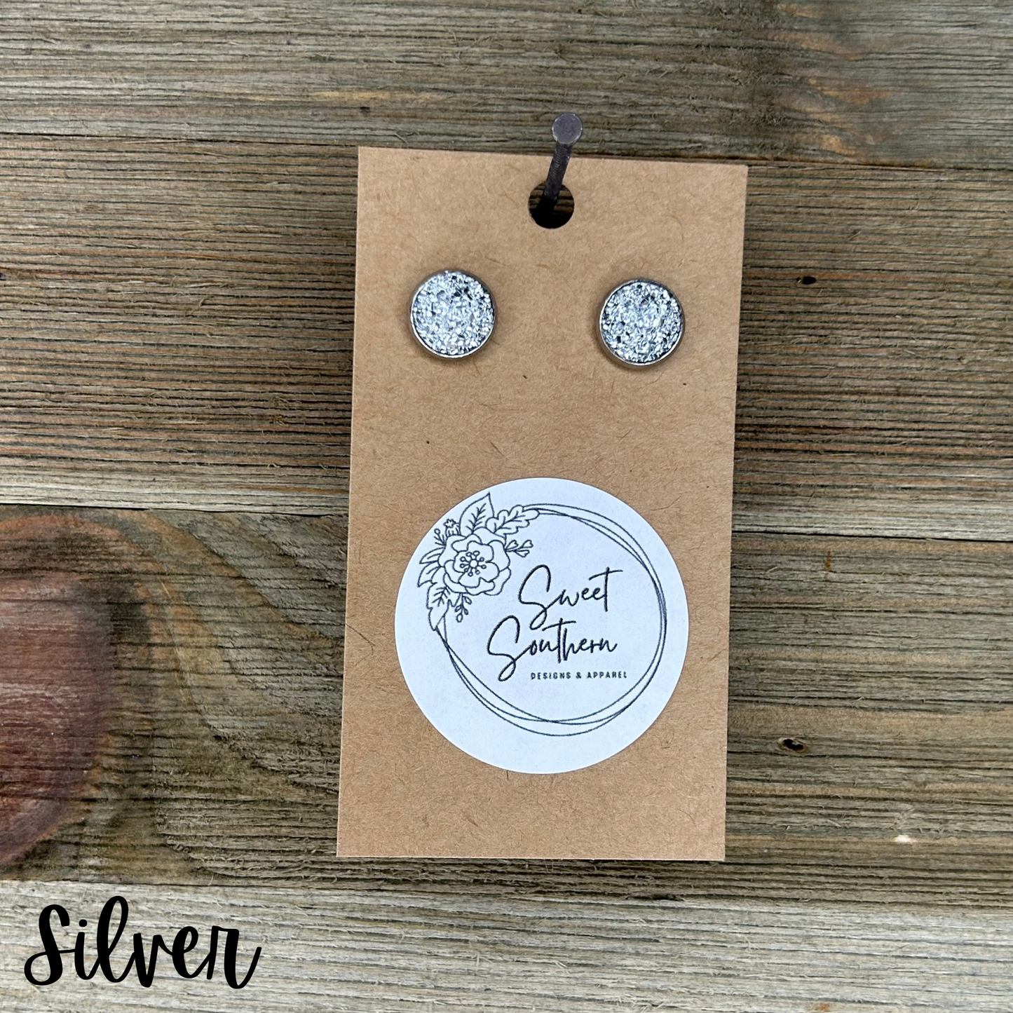 Druzy Stud Earrings