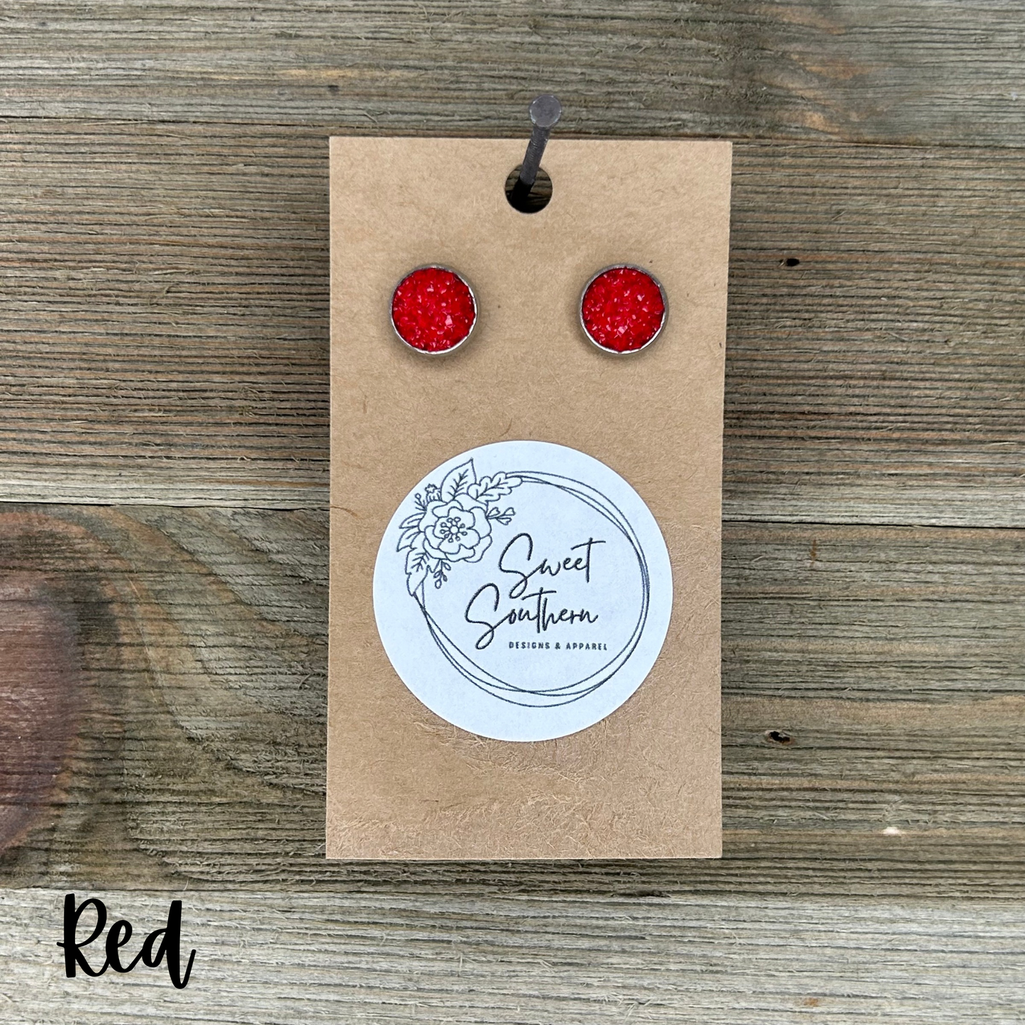 Druzy Stud Earrings