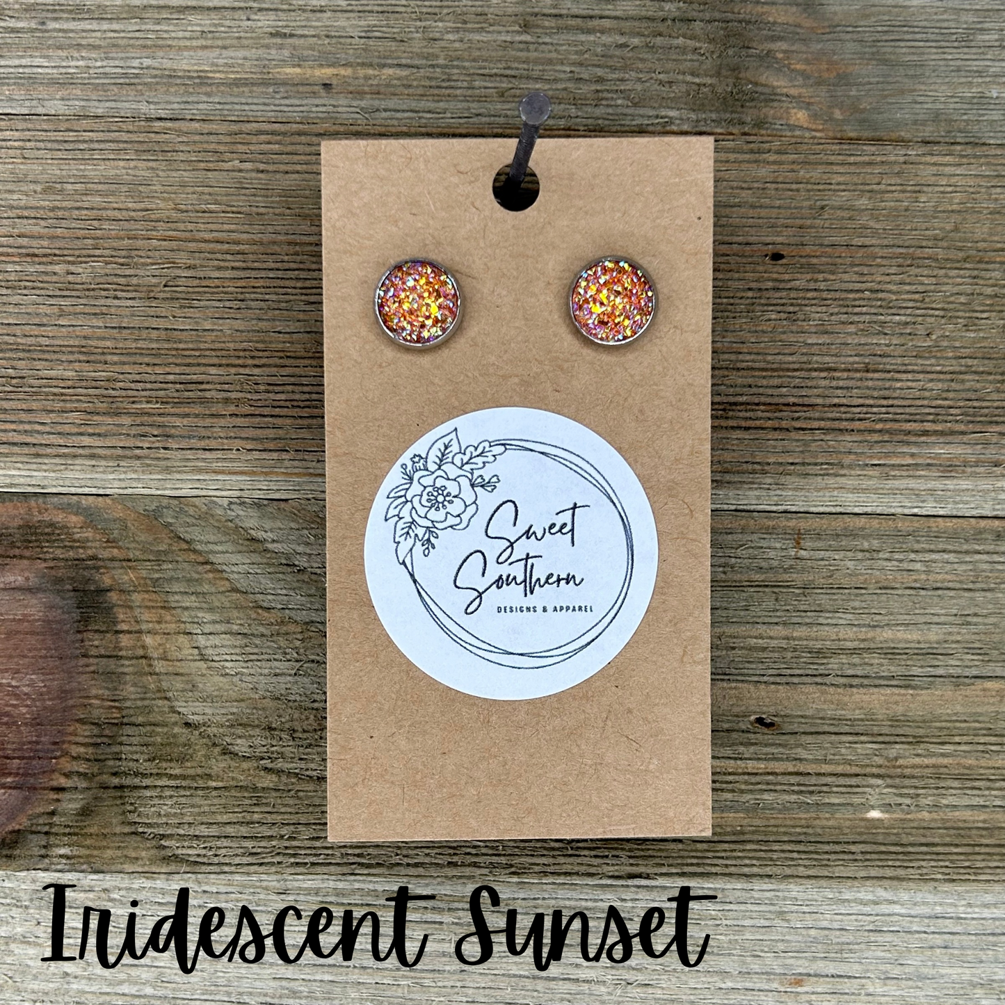 Druzy Stud Earrings