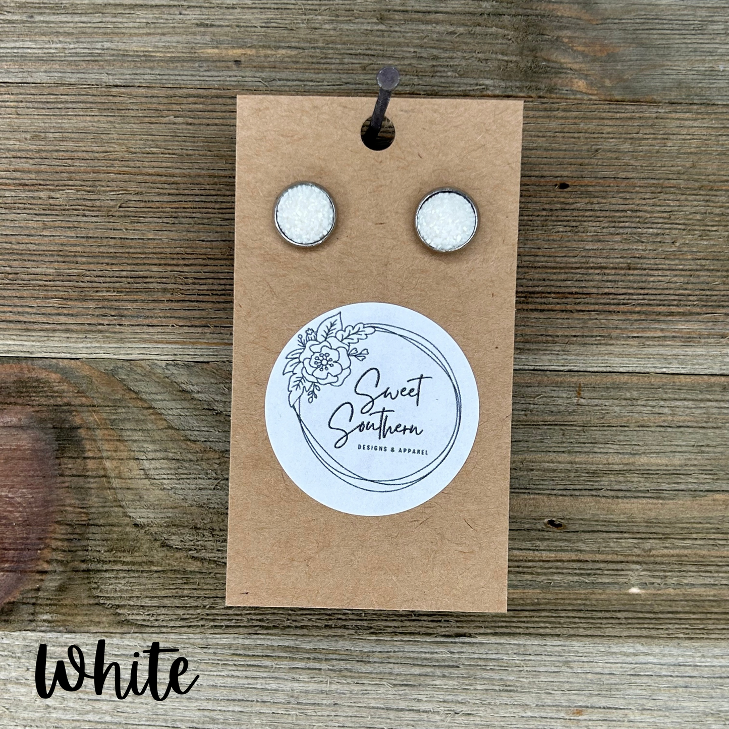Druzy Stud Earrings