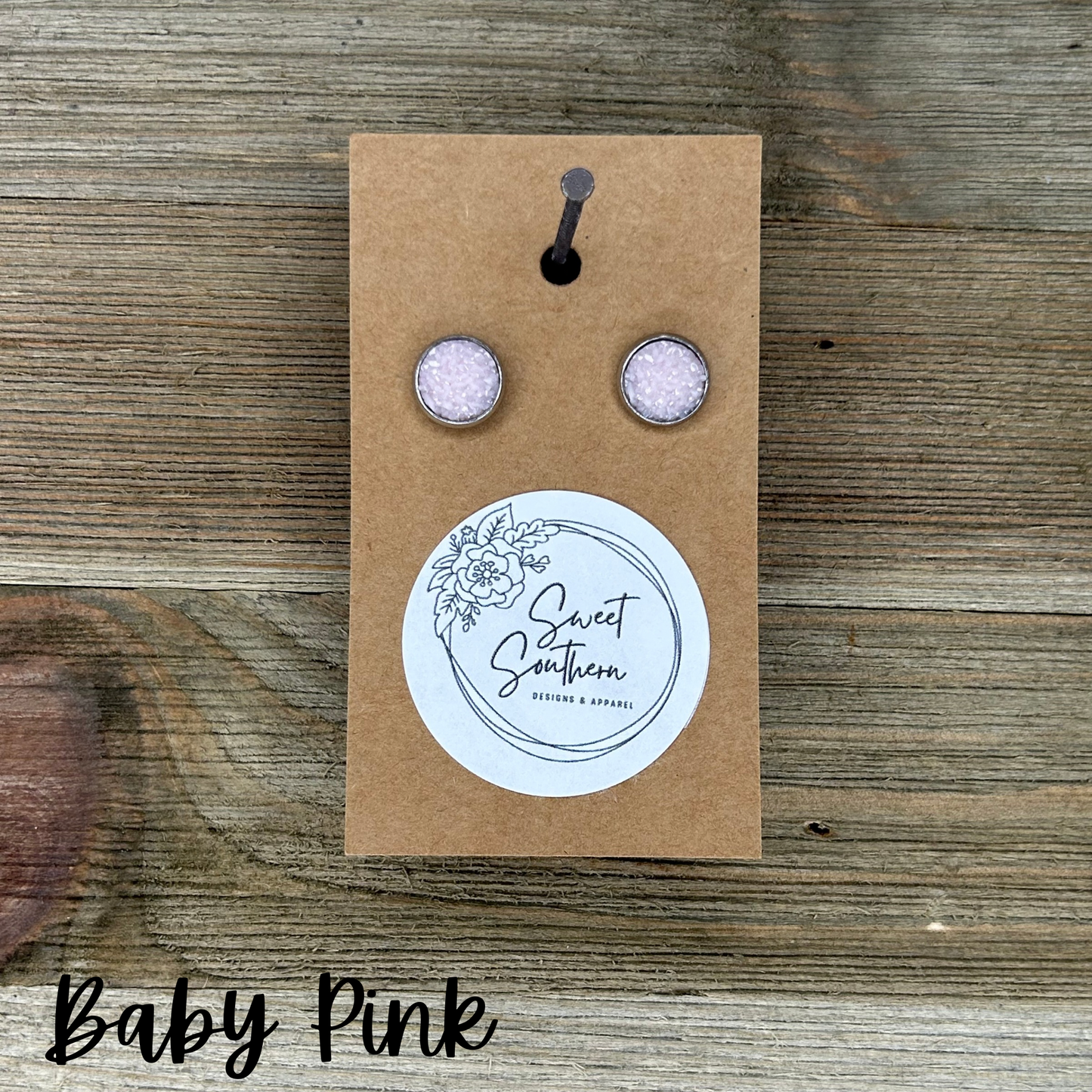 Druzy Stud Earrings