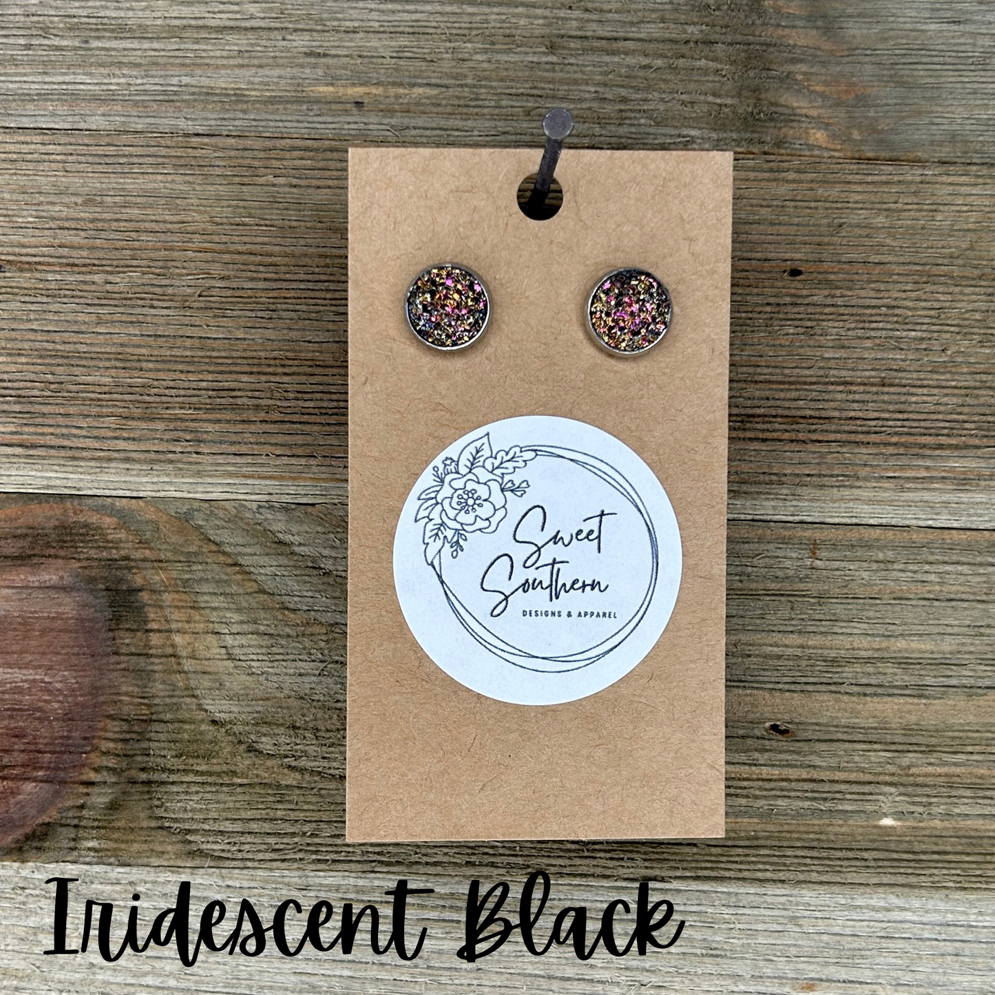 Druzy Stud Earrings