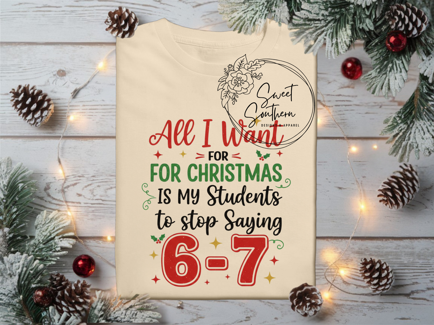 all I want for Christmas