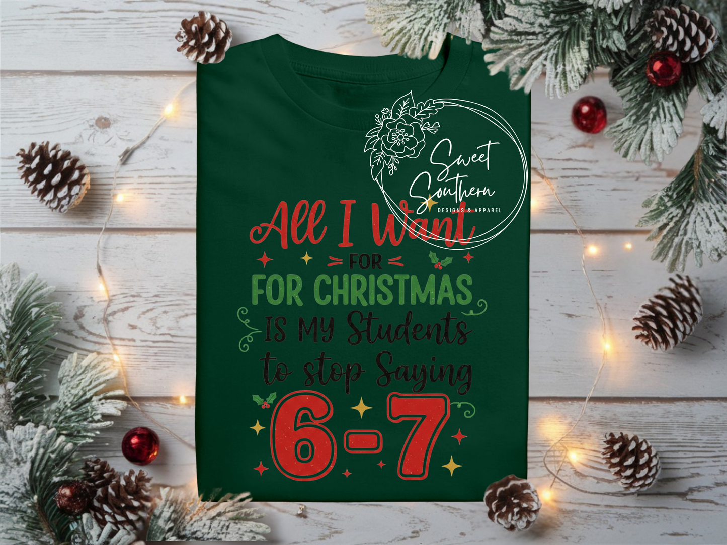 all I want for Christmas