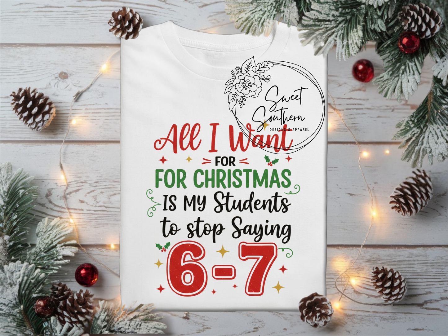 all I want for Christmas