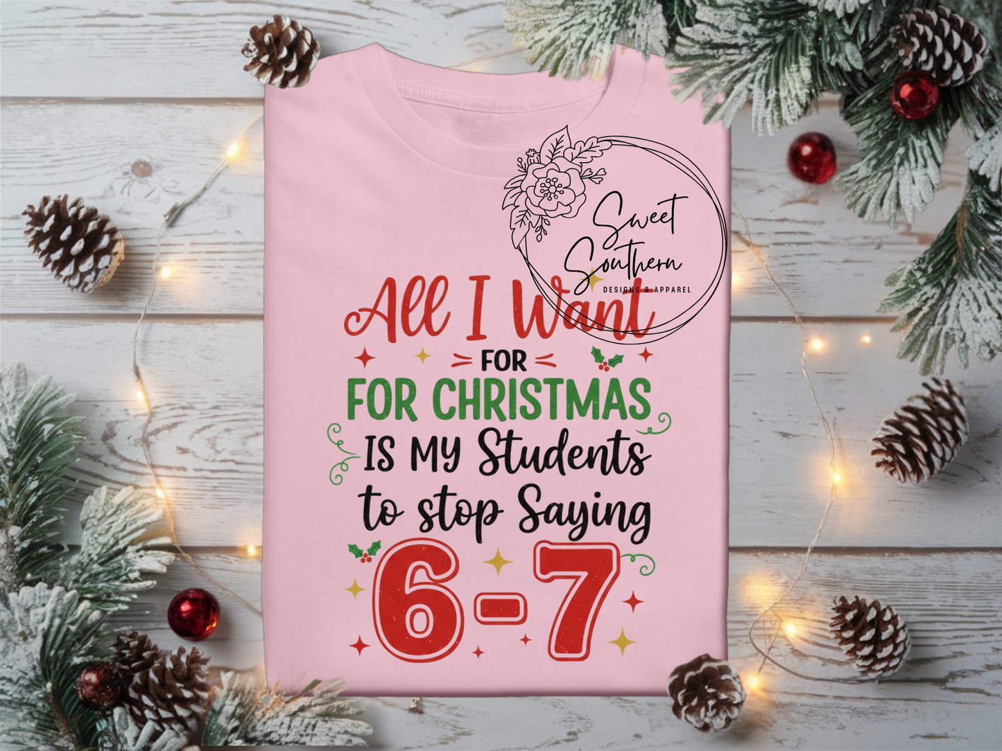 all I want for Christmas