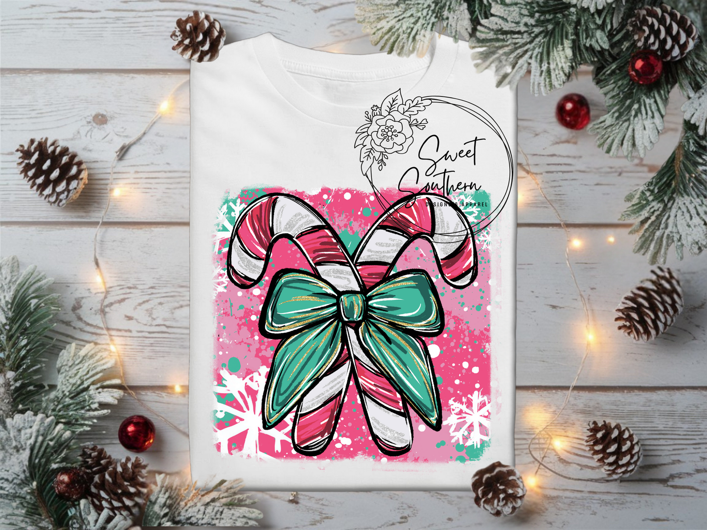 candy cane bows