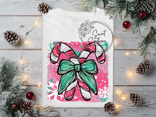 candy cane bows