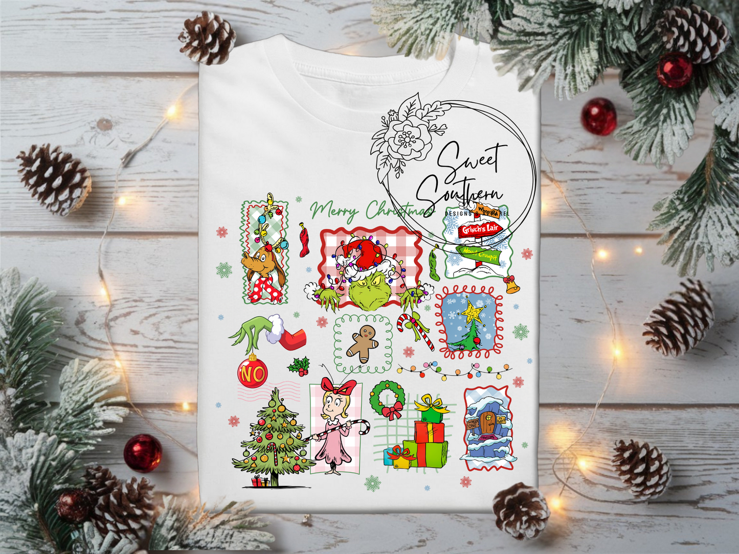 grinch collage