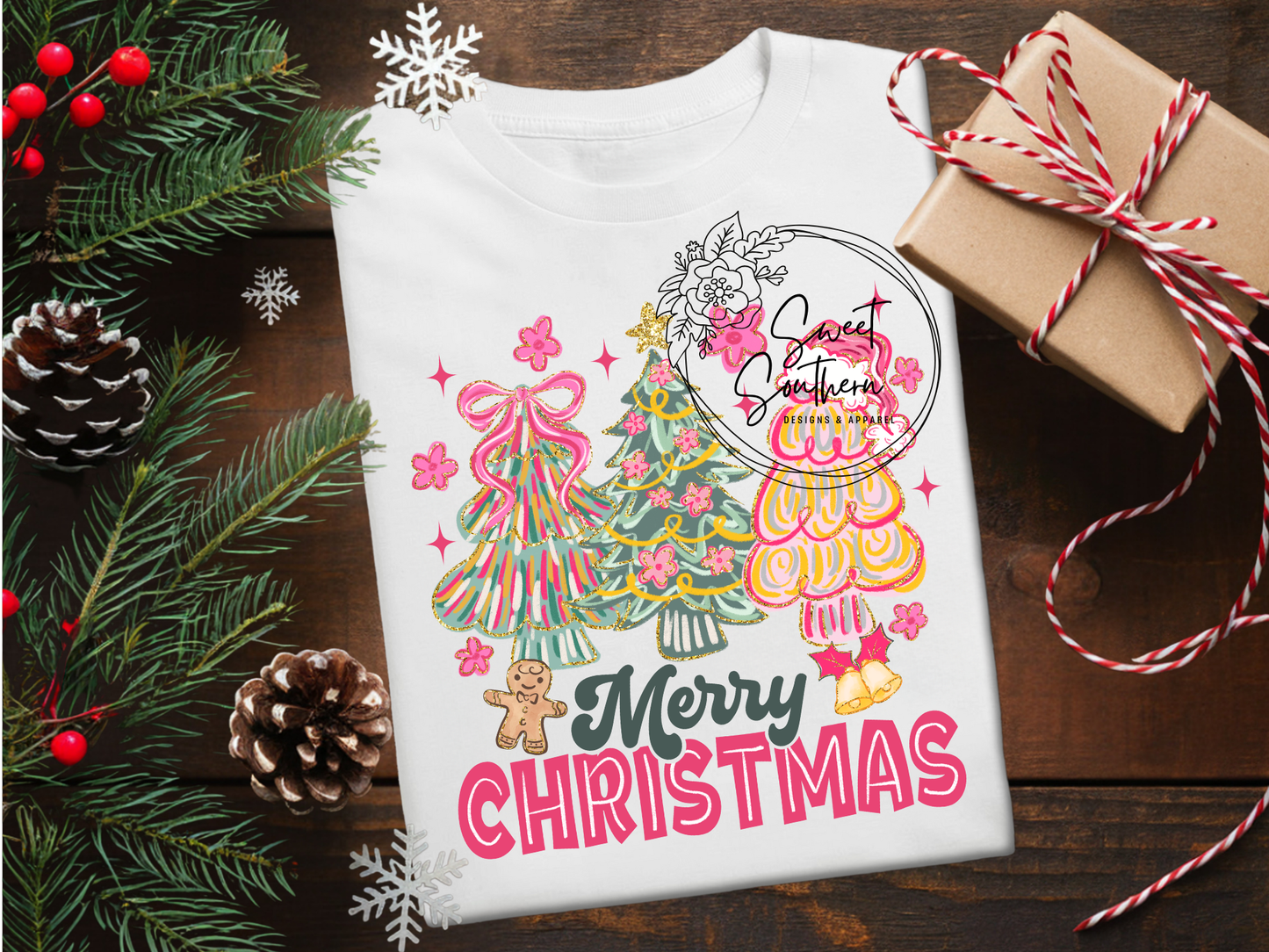 merry christmas glitter